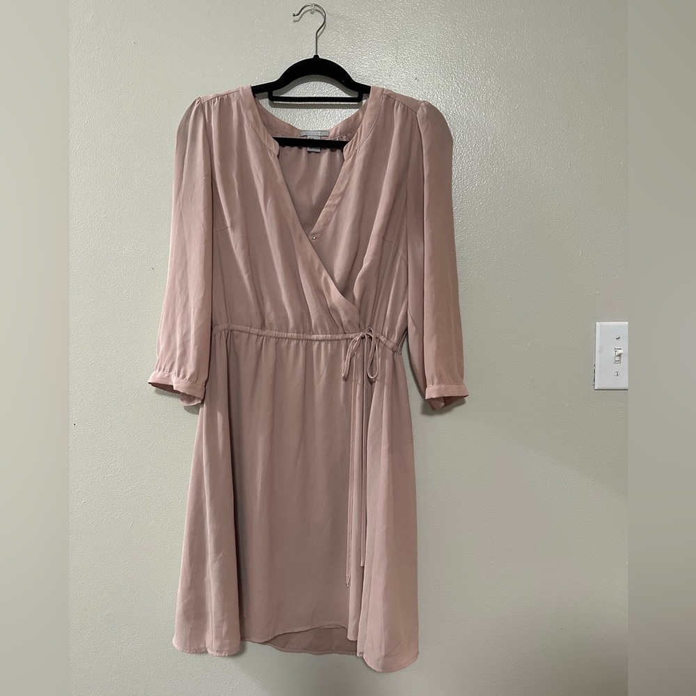 H&M nude/dusty pink dress.